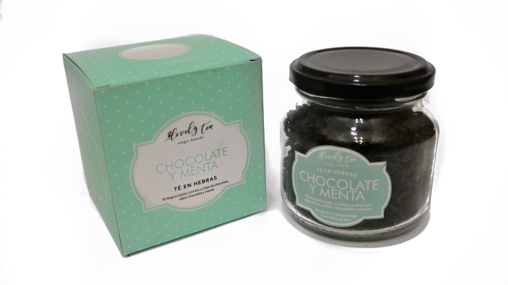 Té en hebras chocolate y menta